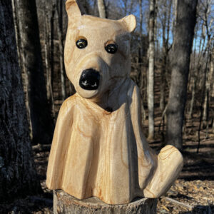 Care Bear woodcarving