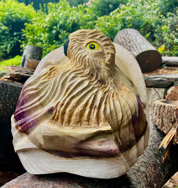 Midnight Owl woodcarving