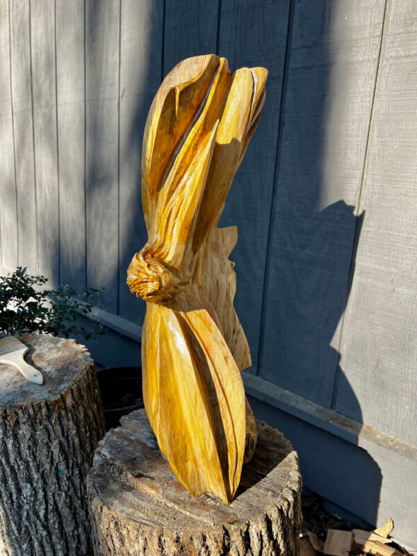 Golden Eagle woodcarving